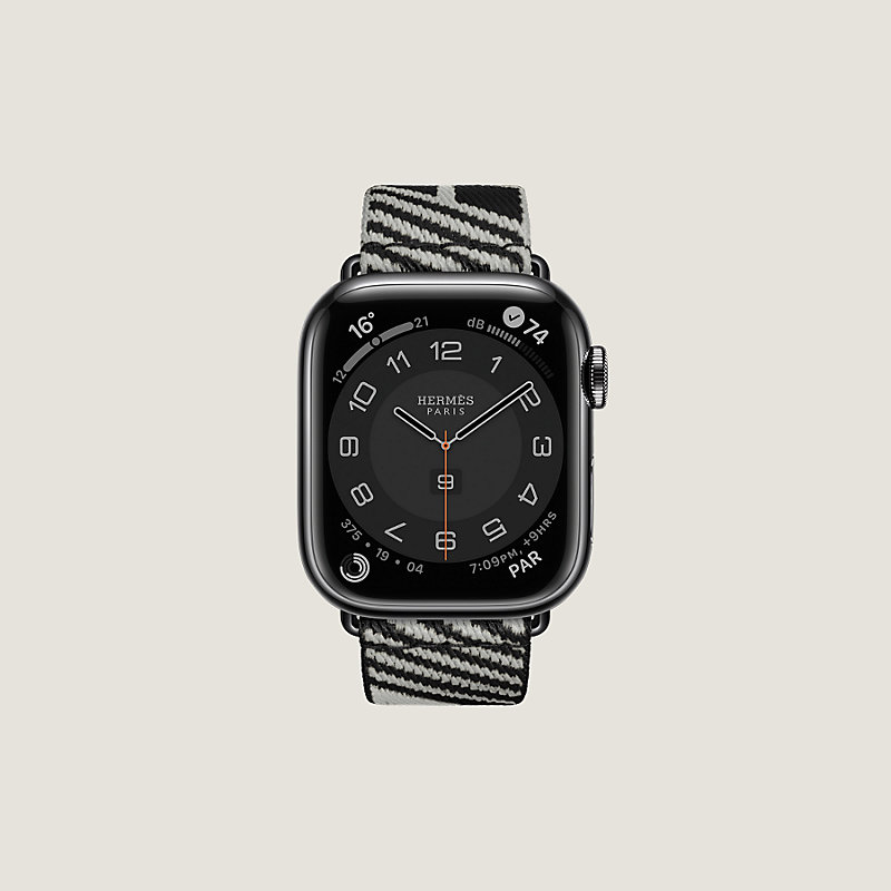 Band Apple Watch Hermes Single Tour 41 mm Jumping | Hermès Canada